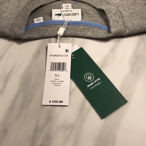 Men’s Lacoste Big Croc Pullover Sweatshirt - Picture 3 of 4